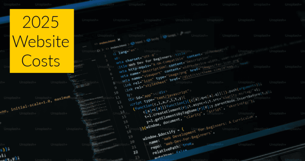 ¿Cuánto costará un sitio web en 2025?