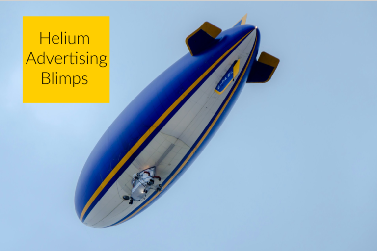 El auge de los dirigibles publicitarios de helio en la era digital
