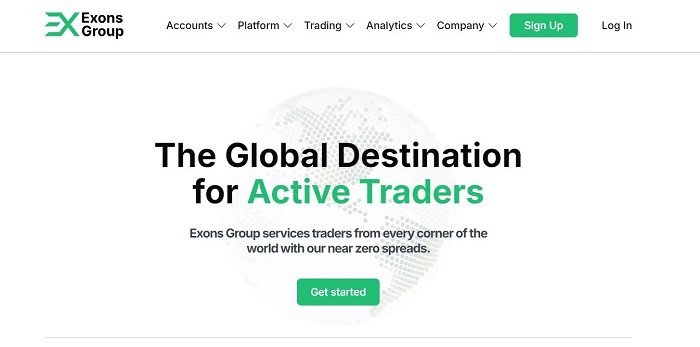 Revisión de Exons Group: un conocimiento profundo sobre la plataforma comercial elegida [exonsgroup.com]
