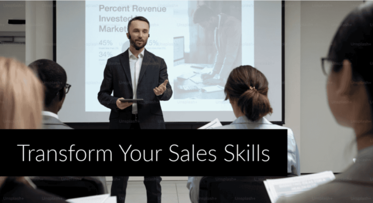 Transforme sus habilidades de ventas con un entrenador personalizado