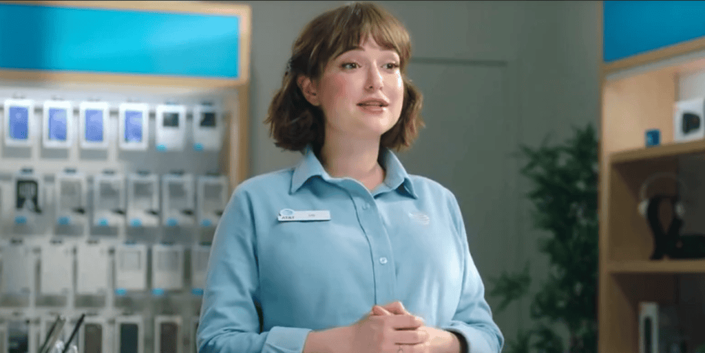 Cronología de anuncios de AT&T Lily con Milana Vayntrub