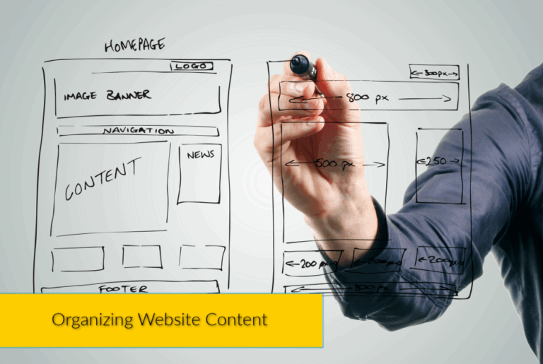 Organización del contenido del sitio web para una máxima visibilidad